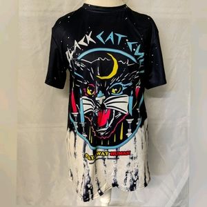 Graphic Tee Black Cat Cult